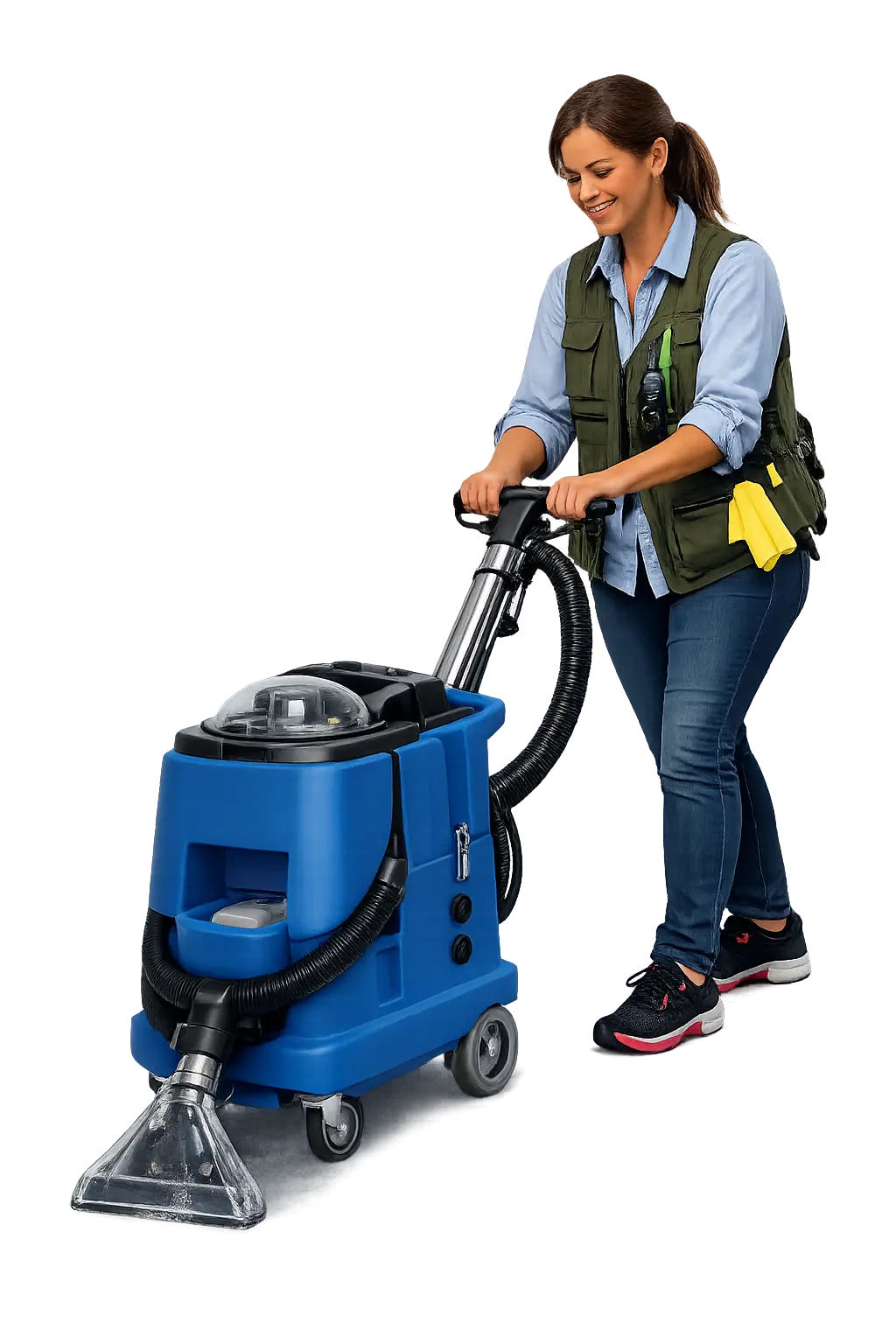 Cleaning team with live schedule and checklist updates